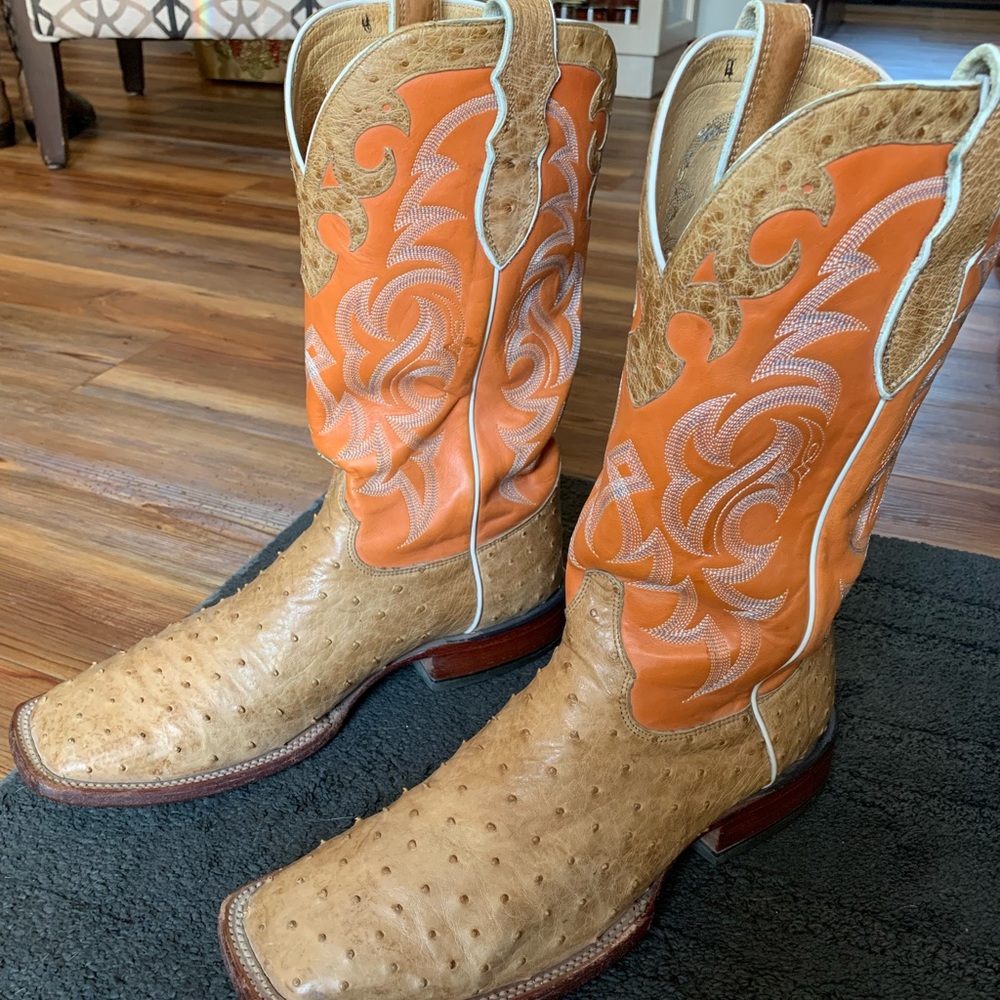 My Justin FQ Ostrich Boots
